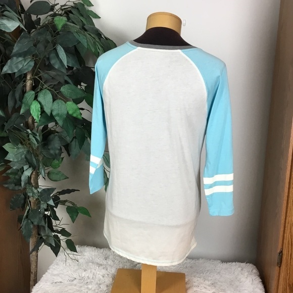 Relativity Small aqua arrow intimates sleep top - Picture 5 of 10